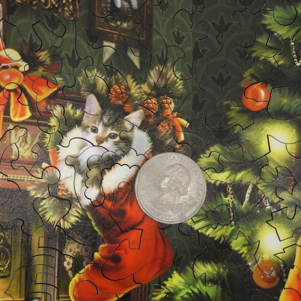 Product Image and Link for Who’s Next On The List (503 Pieces) Christmas Wooden Puzzle