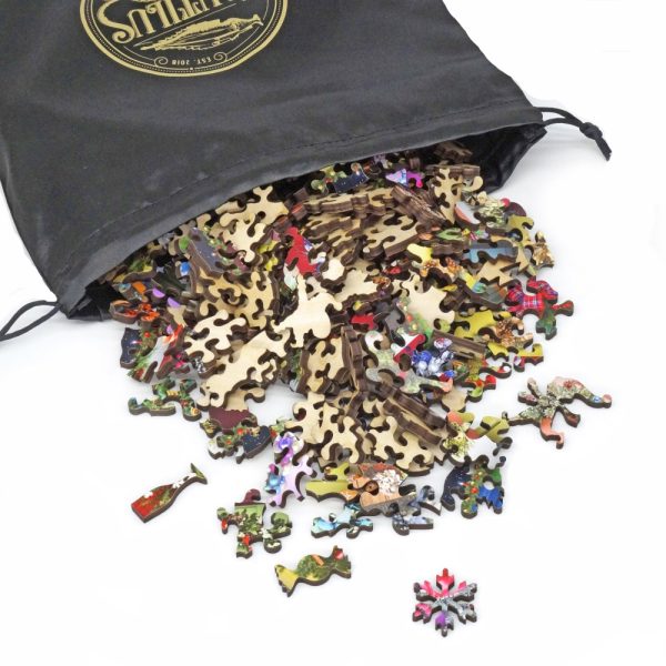 Product Image and Link for Christmas Wreaths (500 Pieces) Christmas Wooden Jigsaw Puzzle