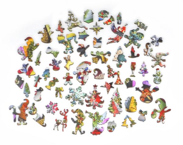 Product Image and Link for Christmas Wreaths (500 Pieces) Christmas Wooden Jigsaw Puzzle