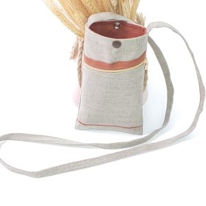 Product Image and Link for Natural Linen Shoulder Cell phone Bag
