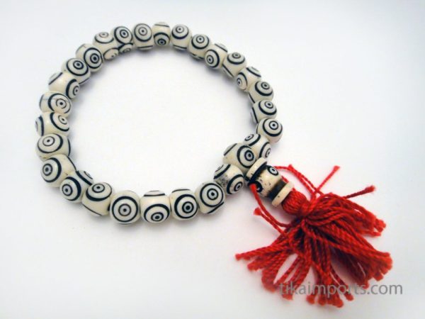 Product Image and Link for Carved Bone Bullseye Bracelet