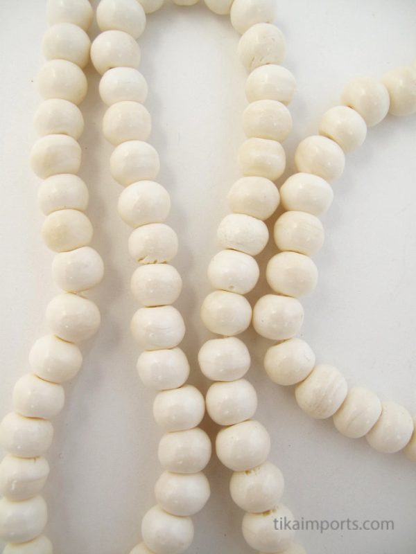 Product Image and Link for White Bone Mala- 12mm