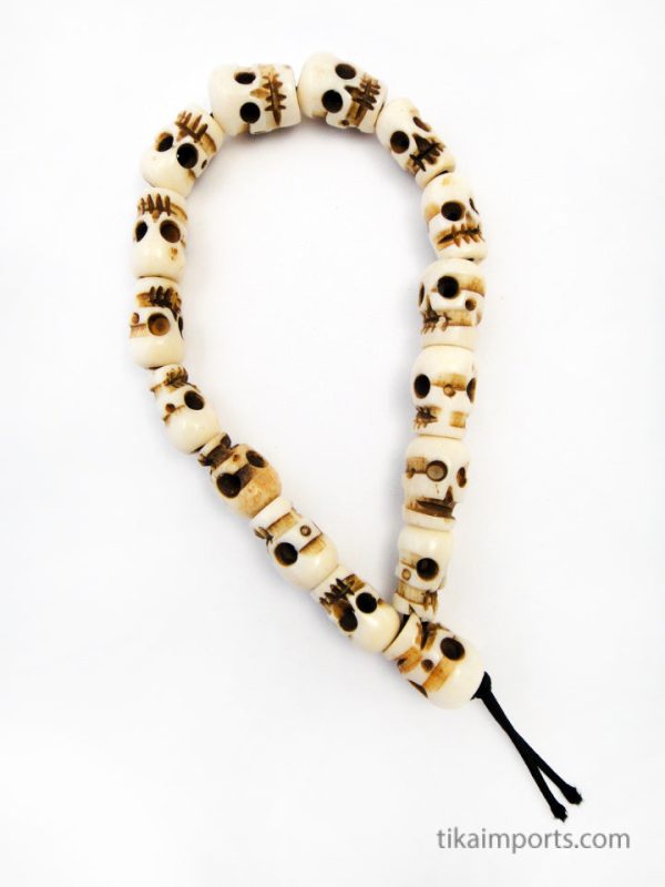 Product Image and Link for Bone Skull Mala Bracelet- No Tassel