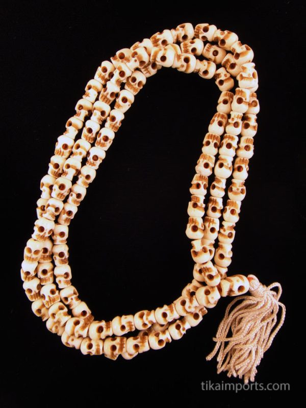 Product Image and Link for Bone Skull Mala- Small