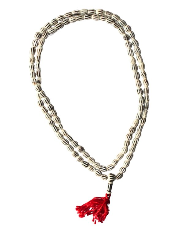 Product Image and Link for Carved Bone Barrel Mala