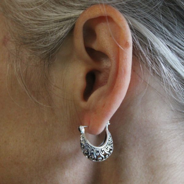 Product Image and Link for Silver Filigree Earrings