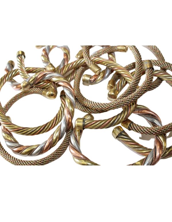 Product Image and Link for Tri-Metal Bracelet Thick Cuff