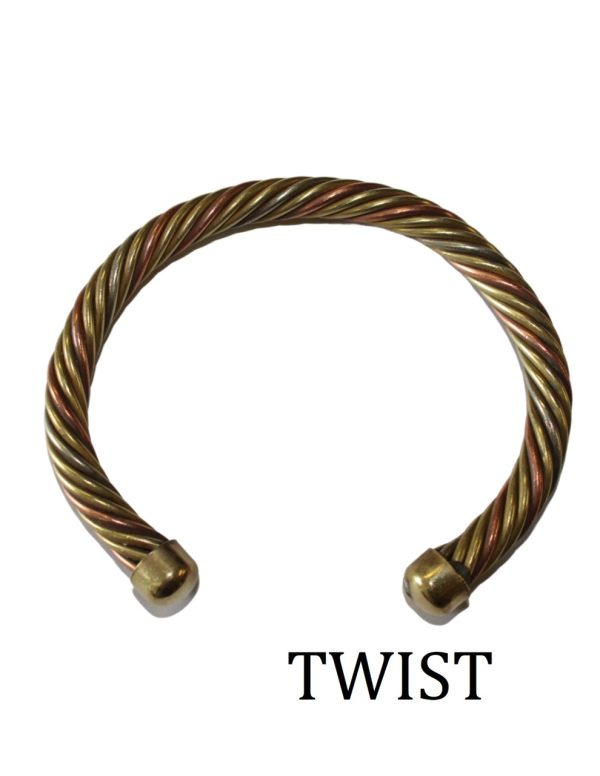 Product Image and Link for Tri-Metal Bracelet Thick Cuff