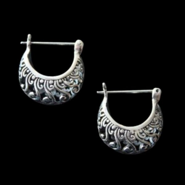 Product Image and Link for Silver Filigree Earrings