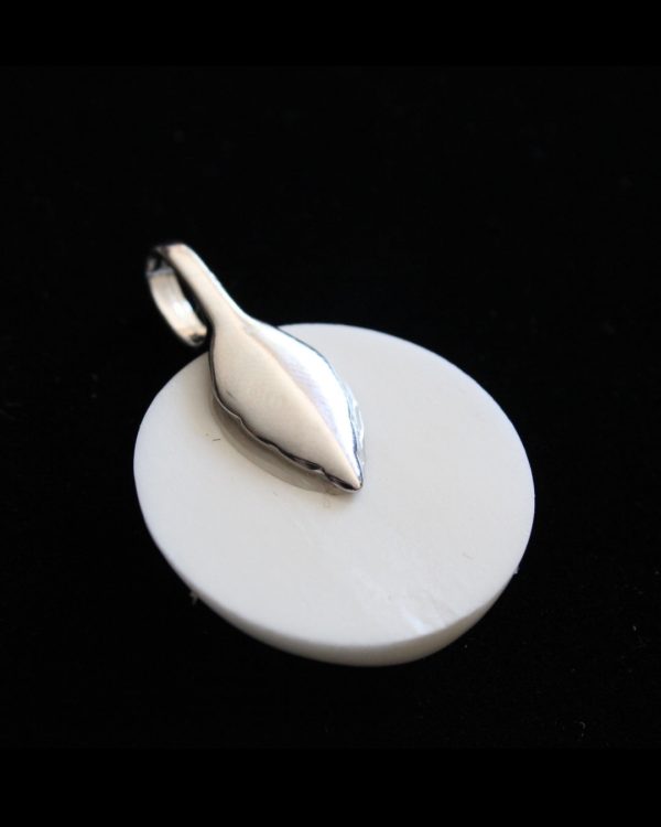 Product Image and Link for Carved Bone Moon Face Pendant
