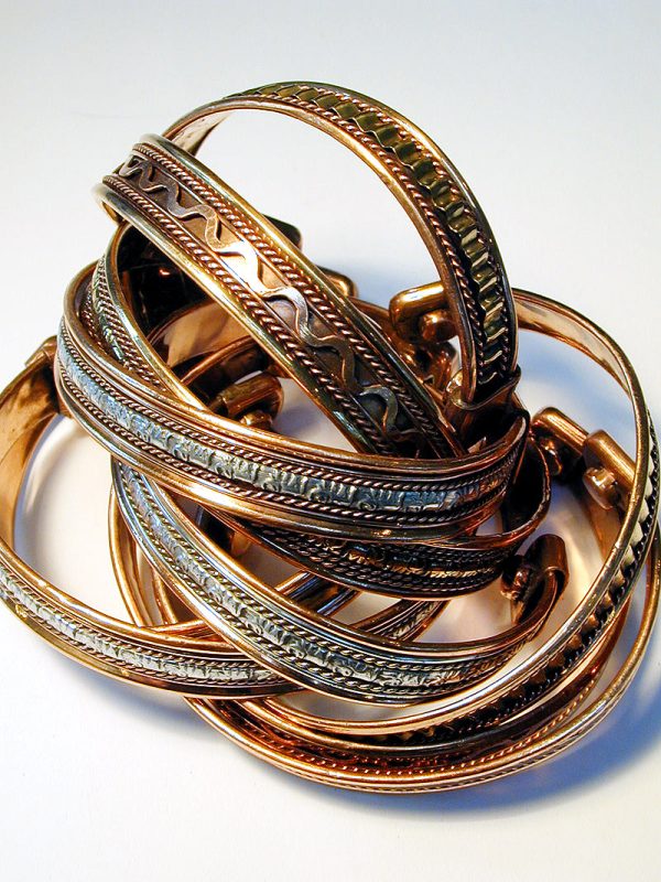 Product Image and Link for Tri-Metal Magnet Bracelet Cuff – Thin