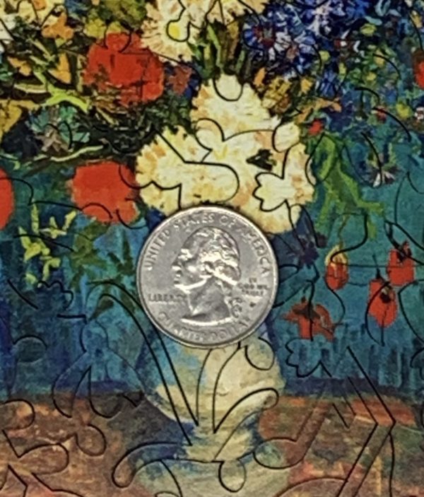 Product Image and Link for Vase With Summer Flowers (50 Piece Mini Wooden Jigsaw Puzzle)