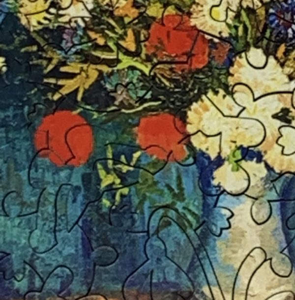 Product Image and Link for Vase With Summer Flowers (50 Piece Mini Wooden Jigsaw Puzzle)