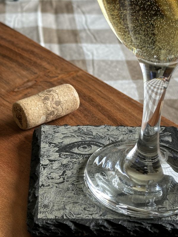 Product Image and Link for A Fresh Face – Slate Coasters set of 4