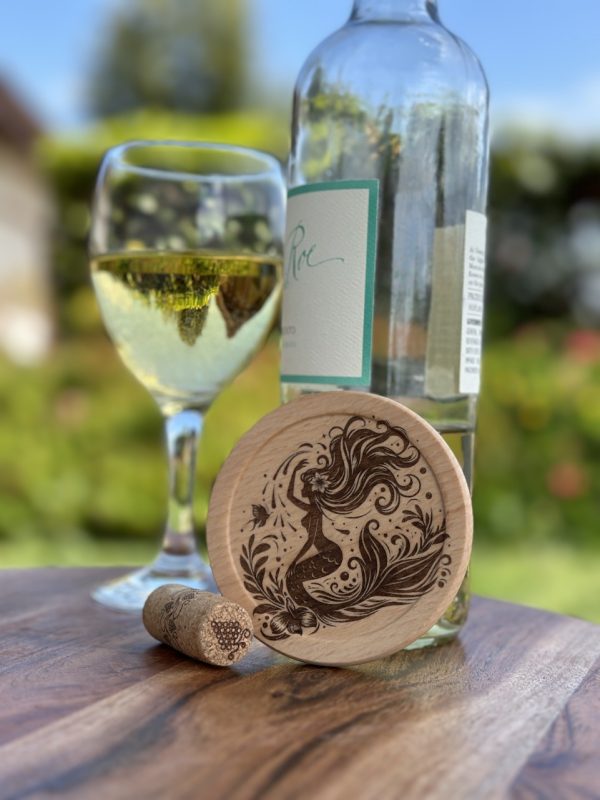 Product Image and Link for Beech Coaster- Mermaid