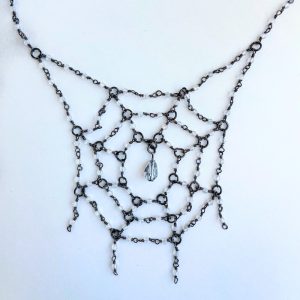 Product Image and Link for Miss Spider Spiderweb Necklace