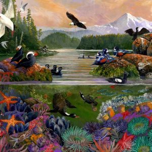 Product Image and Link for Two Sides Of The Sea (501 Piece Wooden Jigsaw Puzzle)
