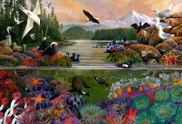 Product Image and Link for Two Sides Of The Sea (501 Piece Wooden Jigsaw Puzzle)