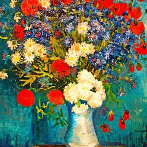 Product Image and Link for Vase With Summer Flowers (50 Piece Mini Wooden Jigsaw Puzzle)