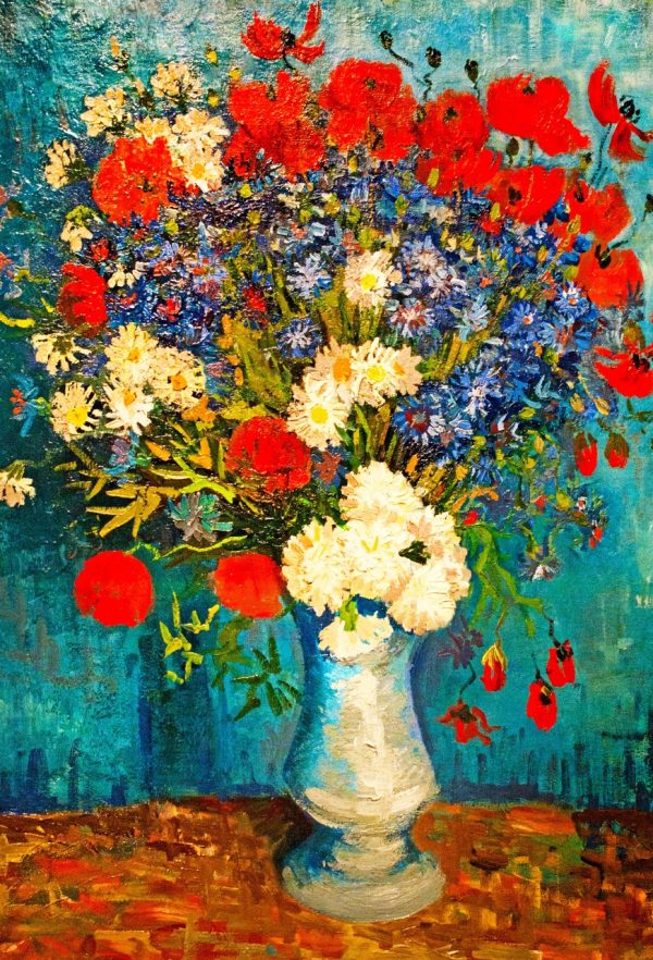 Product Image and Link for Vase With Summer Flowers (50 Piece Mini Wooden Jigsaw Puzzle)