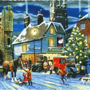 Product Image and Link for Victorian Christmas Village (608 Piece Wooden Christmas Jigsaw Puzzle)