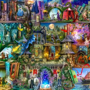 Product Image and Link for Once Upon A Fairytale (428 Piece Wooden Jigsaw Puzzle)