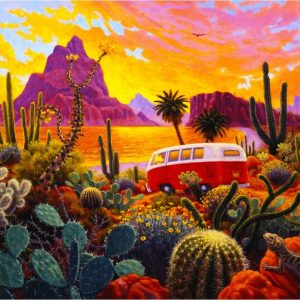 Product Image and Link for The Baja Trail (500 Piece Wooden Jigsaw Puzzle)