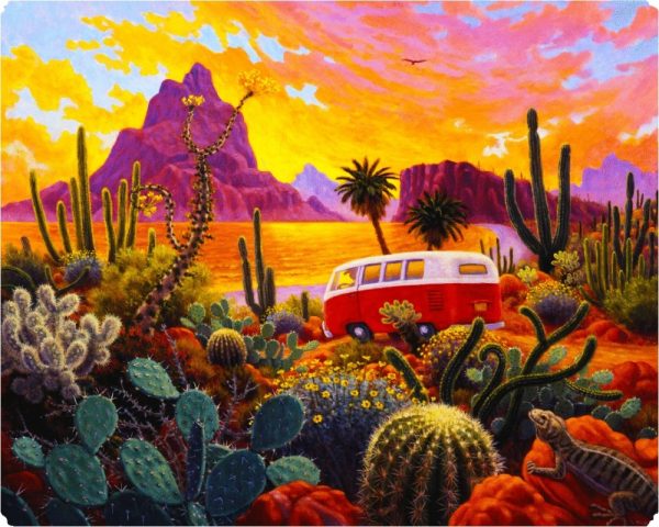 Product Image and Link for The Baja Trail (500 Piece Wooden Jigsaw Puzzle)