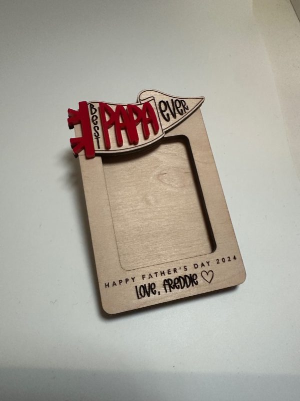 Product Image and Link for Best Dad Ever Frame