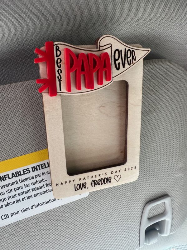 Product Image and Link for Best Dad Ever Frame