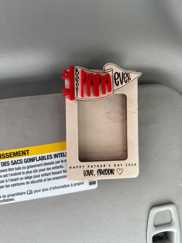 Product Image and Link for Best Dad Ever Frame