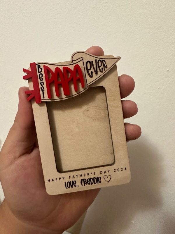 Product Image and Link for Best Dad Ever Frame