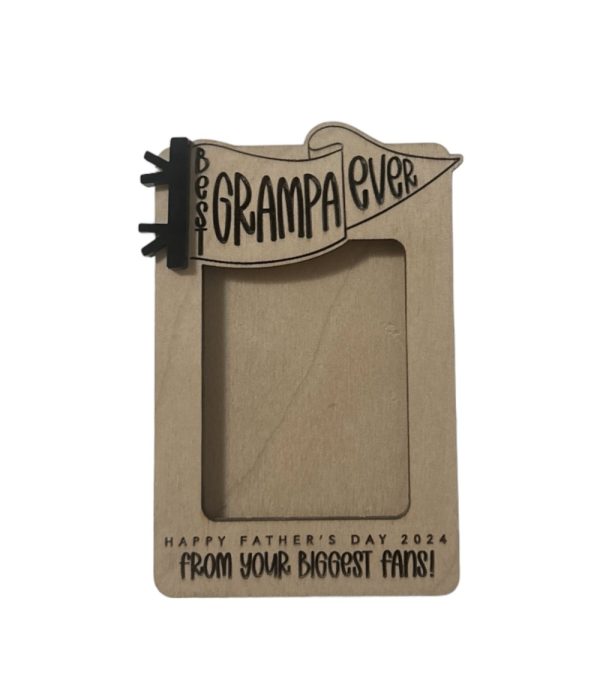 Product Image and Link for Best Dad Ever Frame – Engraved