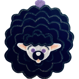 Product Image and Link for Lamb Digital Download, DIY Felt Pattern Craft. PNG File