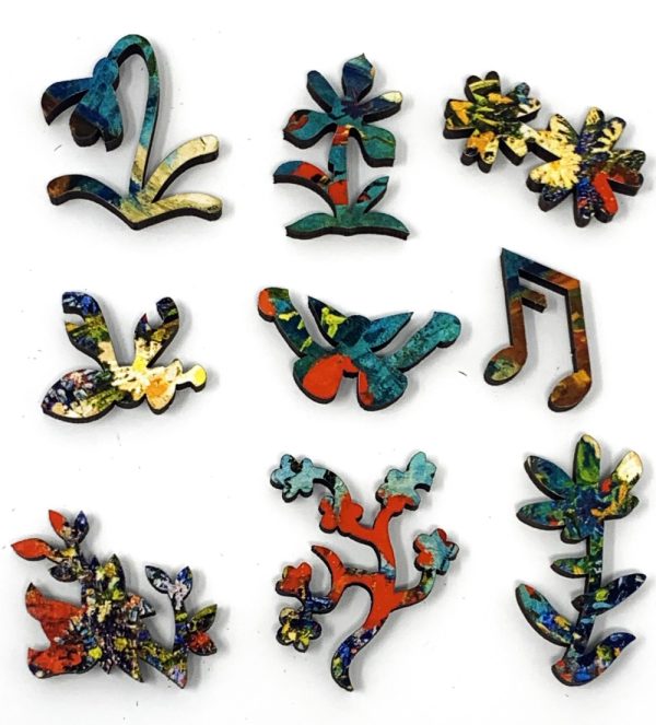 Product Image and Link for Vase With Summer Flowers (50 Piece Mini Wooden Jigsaw Puzzle)