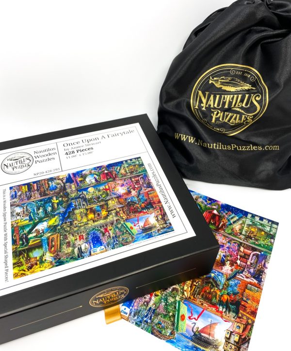 Product Image and Link for Once Upon A Fairytale (428 Piece Wooden Jigsaw Puzzle)