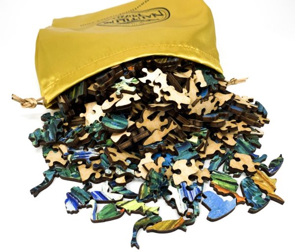 Product Image and Link for Rowing Boats On The Banks Of The Oise By Vincent Van Gogh (434 Piece Wooden Jigsaw Puzzle)