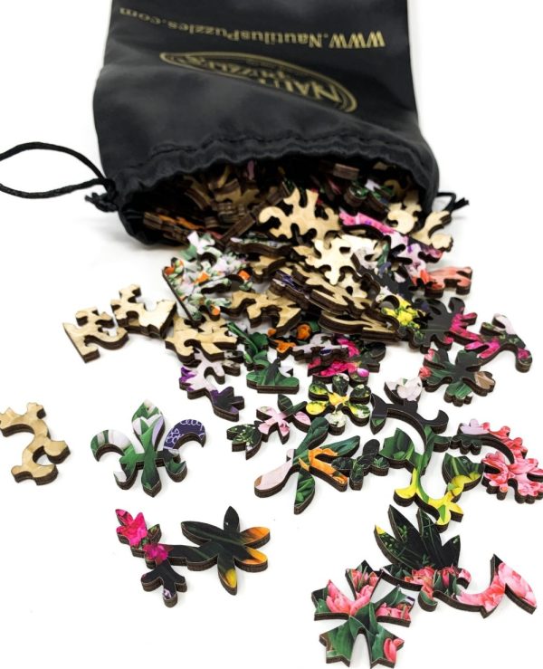 Product Image and Link for French Flower Market (122 Piece Wooden Jigsaw Puzzle)