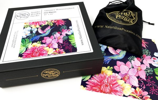 Product Image and Link for Summer Hummingbird – 222 Piece Wooden Jigsaw Puzzle