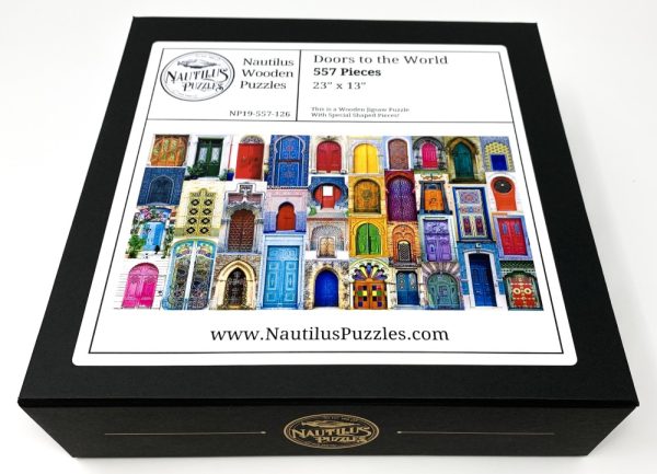 Product Image and Link for Doors To The World (557 Piece Wooden Jigsaw Puzzle)