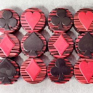 Product Image and Link for 12 Chocolate Covered Poker Oreos