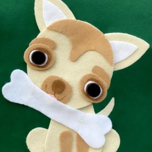 Product Image and Link for Puppy Dog, Beige and Cream, Digital DIY Animal Pattern Craft