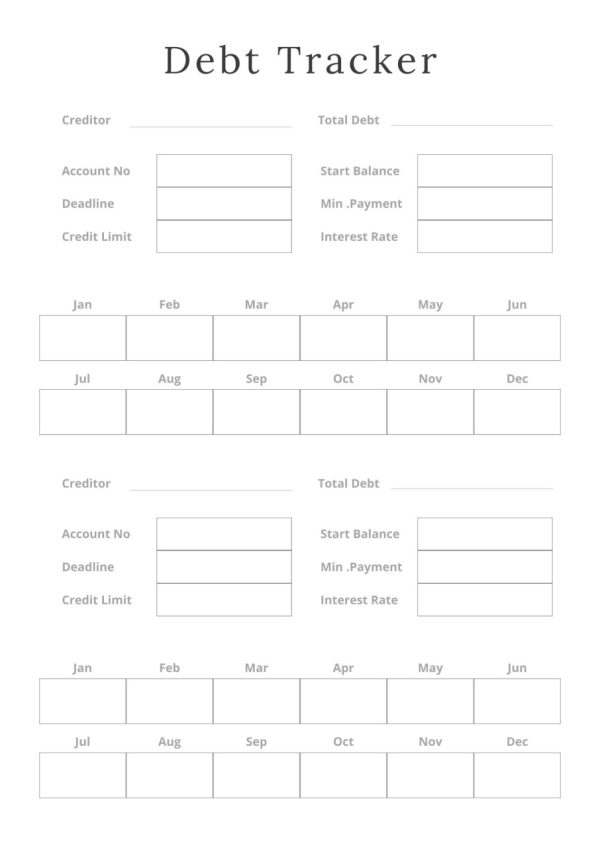 Product Image and Link for Debt Tracker