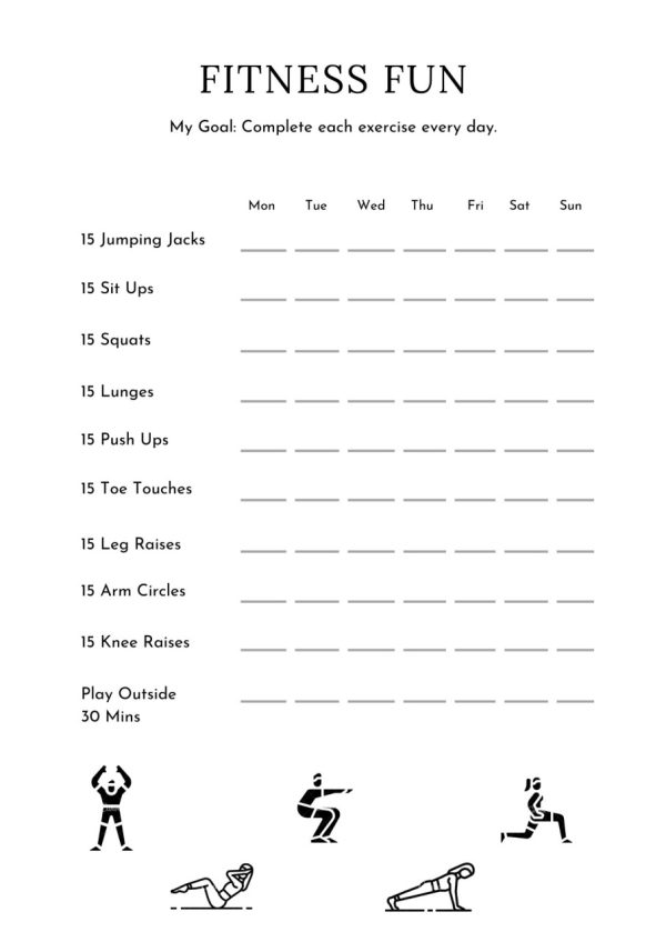 Product Image and Link for Fitness Planner