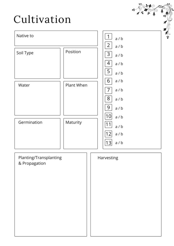 Product Image and Link for Herbs & Essential Oils Planner