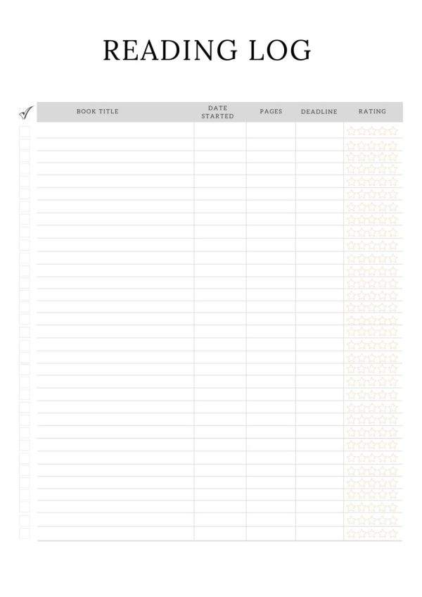 Product Image and Link for Reading Planner