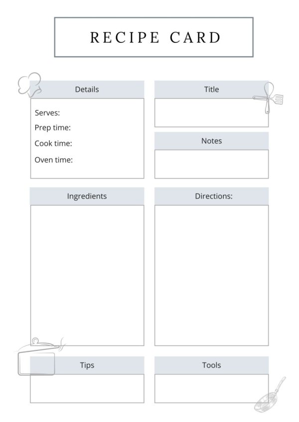 Product Image and Link for Recipe Card Pages