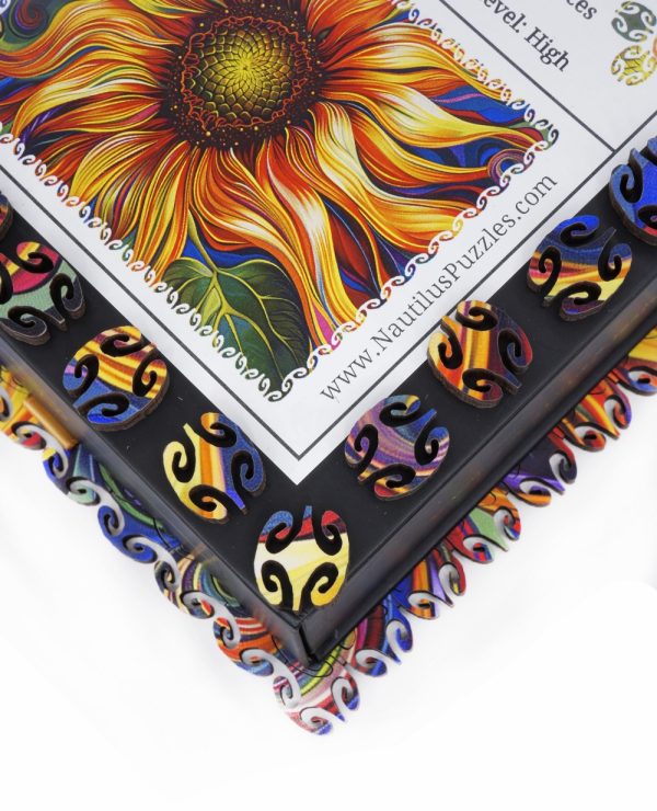 Product Image and Link for Blazing Sunflower (356 Piece Wooden Jigsaw Puzzle)