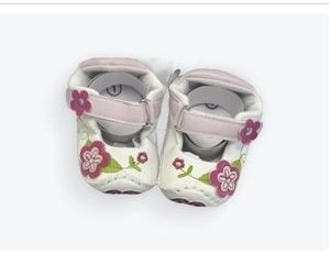 Product Image and Link for Baby Fashion Pink/Green shoes 3-6M