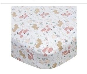Product Image and Link for GB Baby woven cotton Fitted Crib Sheet